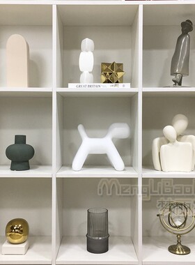 样板房书柜摆件现代家居软装饰品
