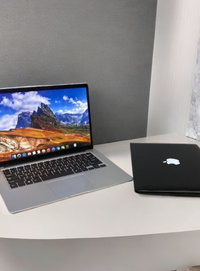 仿真苹果超薄笔记本电脑模型15寸全屏幕手提电脑13.3寸亮光外壳