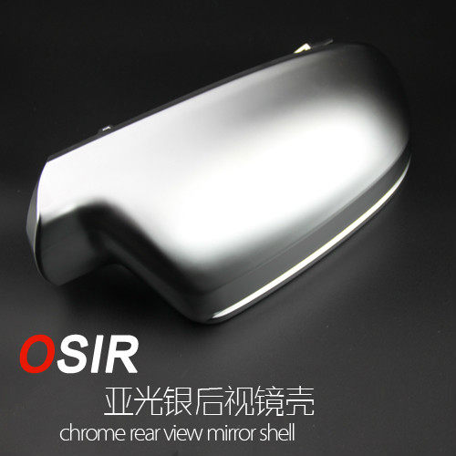 适用奥迪Q7Q5LA3Q3A4LA5新A6LA7Q2A78电镀银耳改装S4镀铬后视镜壳 - 图1