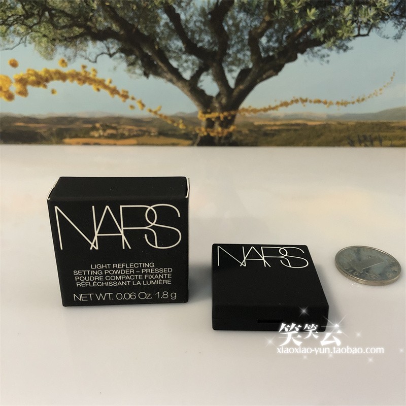 NARS/纳斯蜜粉饼持久定妆1.8g 大白饼 控油持妆轻透遮毛孔 小样 - 图3