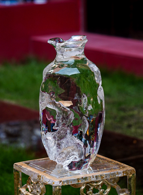 【本尼家】TY118现代轻奢创意装饰铂晶花瓶造型家居玄关饰品摆件