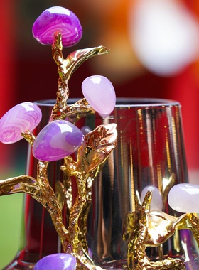 【本尼家】HY60现代轻奢装饰水晶玻璃插花瓶客厅饰品玄关桌面摆件