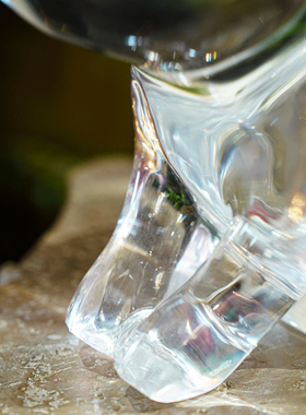 【BENNY本尼家】TY25轻奢摆设透明兔子铂晶亚克力雕塑摆件饰品