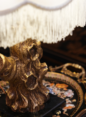 【本尼家】T169法式复古灯现代创意书房卧室装饰灯床头摆件