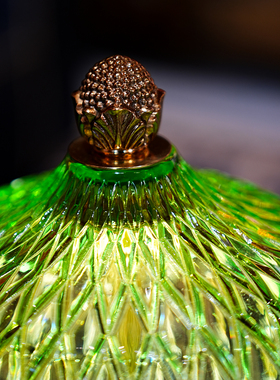 【本尼家】TD71法式复古水晶玻璃配铜客厅创意台灯装饰品玄关摆件