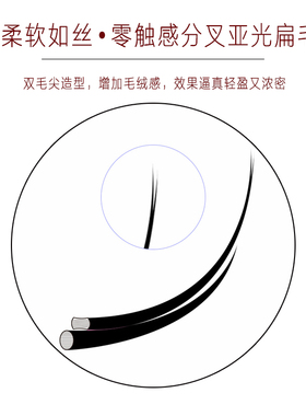 美睫师专用哑光超软嫁接种植睫毛