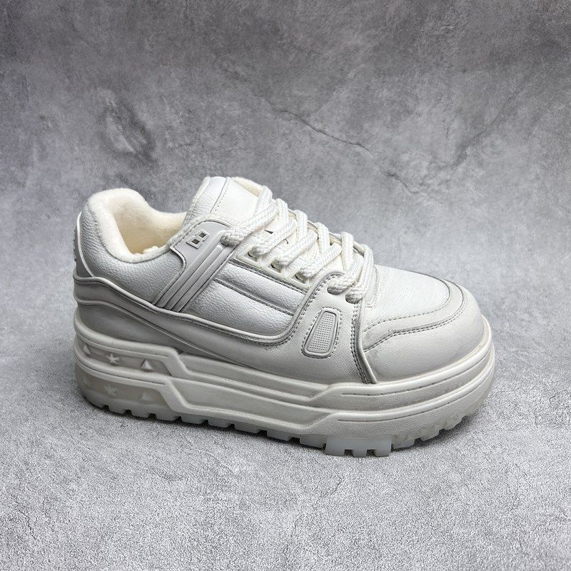 2025断码秋季真皮新款女鞋厚底休闲深口时尚牛皮加绒女棉鞋,淘宝优惠券,粉丝福利购,淘宝优惠卷