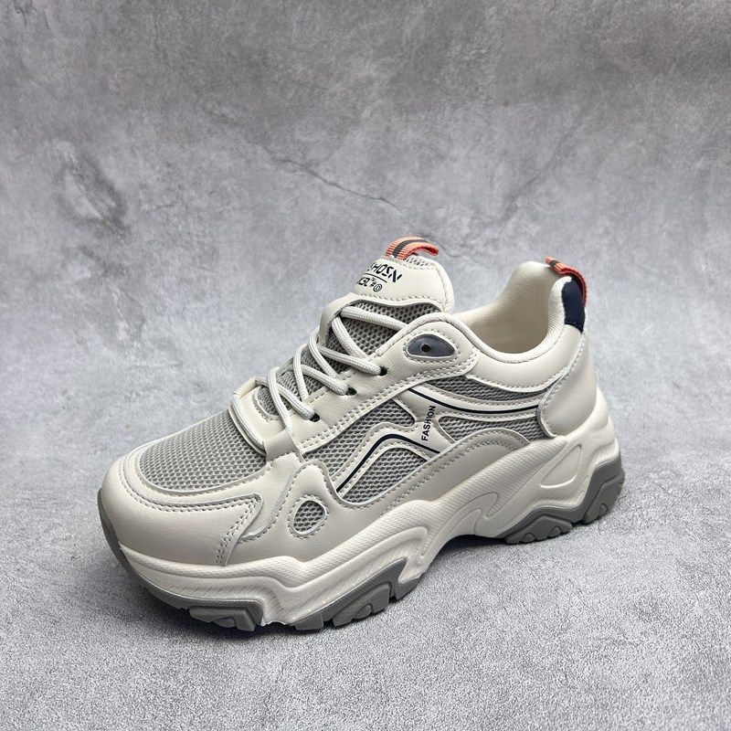 2026春季新款女鞋超纤厚底休闲深口系带舒适百搭软底透气女单鞋,淘宝优惠券,粉丝福利购,淘宝优惠卷