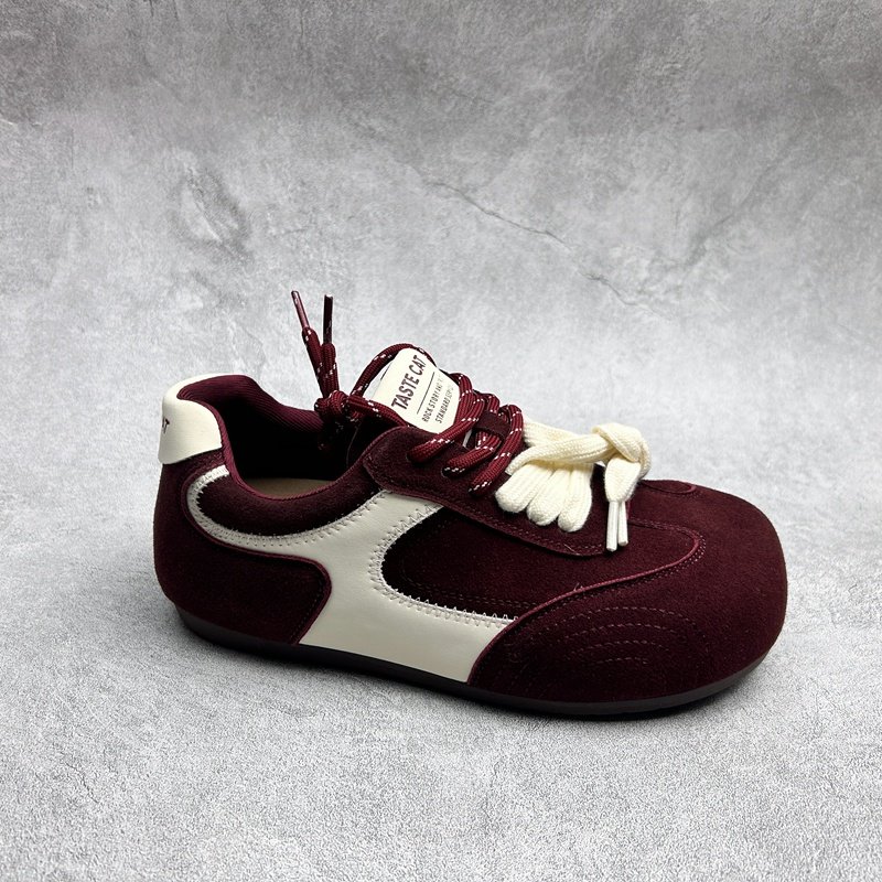 2026春季新款真皮新款女鞋厚底休闲深口时尚牛皮百搭系带女单鞋,淘宝优惠券,粉丝福利购,淘宝优惠卷