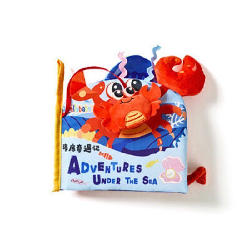 jollybaby尾巴布书婴儿撕不烂可啃咬6个月宝宝早教益智玩具撕撕书,淘宝优惠券,粉丝福利购,淘宝优惠卷