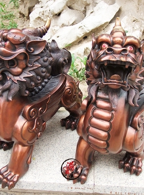 台湾祥狮纯铜貔貅招财工艺品