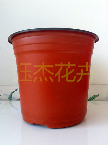 加厚一次性塑料双色营养钵花卉大棚盆景盆栽草木室内育苗花盆直销 - 图0