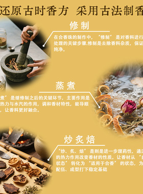 纯天然五行合香珠中药手串散珠古法工艺药香持久手串圆珠香丸