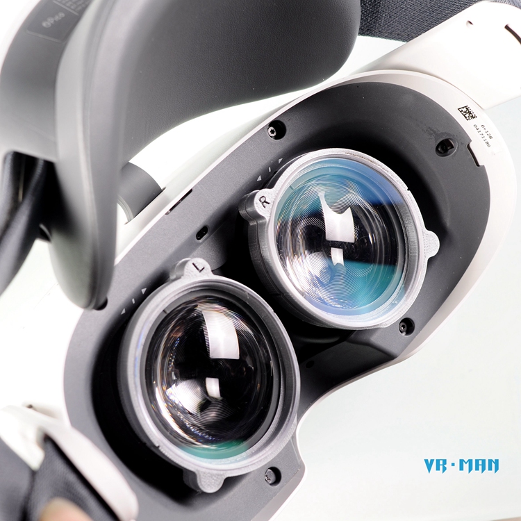 Pico neo3近视镜片磁吸款VR头盔近视眼镜框架散光定制保护套手柄 - 图1