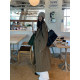 HaloLuu brown herringbone coat is high-end