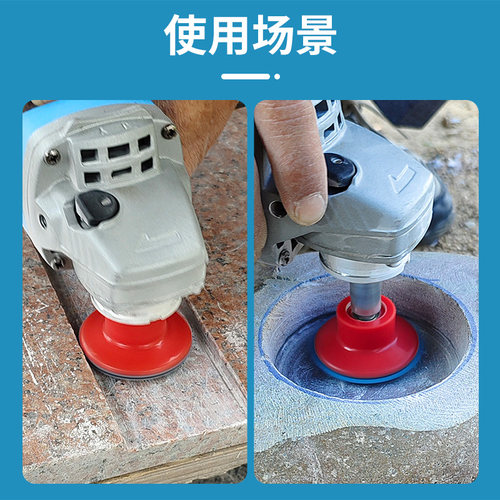 2寸5CM粘盘抛光片吸盘水磨片干磨片托盘角磨机气动打磨机底座配件 - 图1
