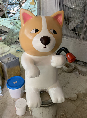 雕塑北欧风格小吃店门口摆件定制