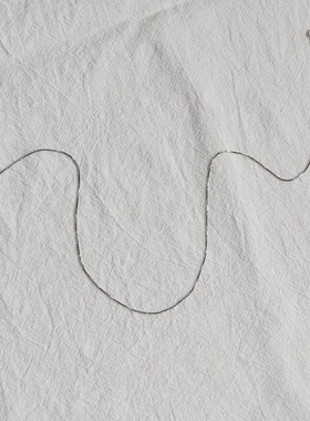 925纯银盒子链女超细项链