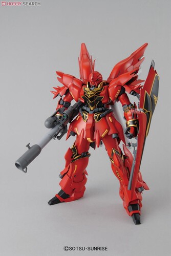现货 万代 MG 1/100 Sinanju 新安州 新安洲带火箭炮 HD OVA动画 - 图3