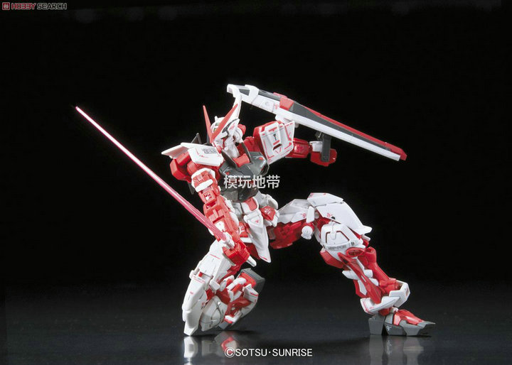 现货万代RG 19 1/144 Astray Red红色异端红色迷惘高达拼装-图2