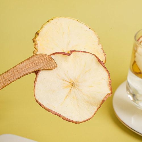 苹果干烘干苹果片500g泡水泡茶无添加水果茶干片软口感苹果圈干吃 - 图2