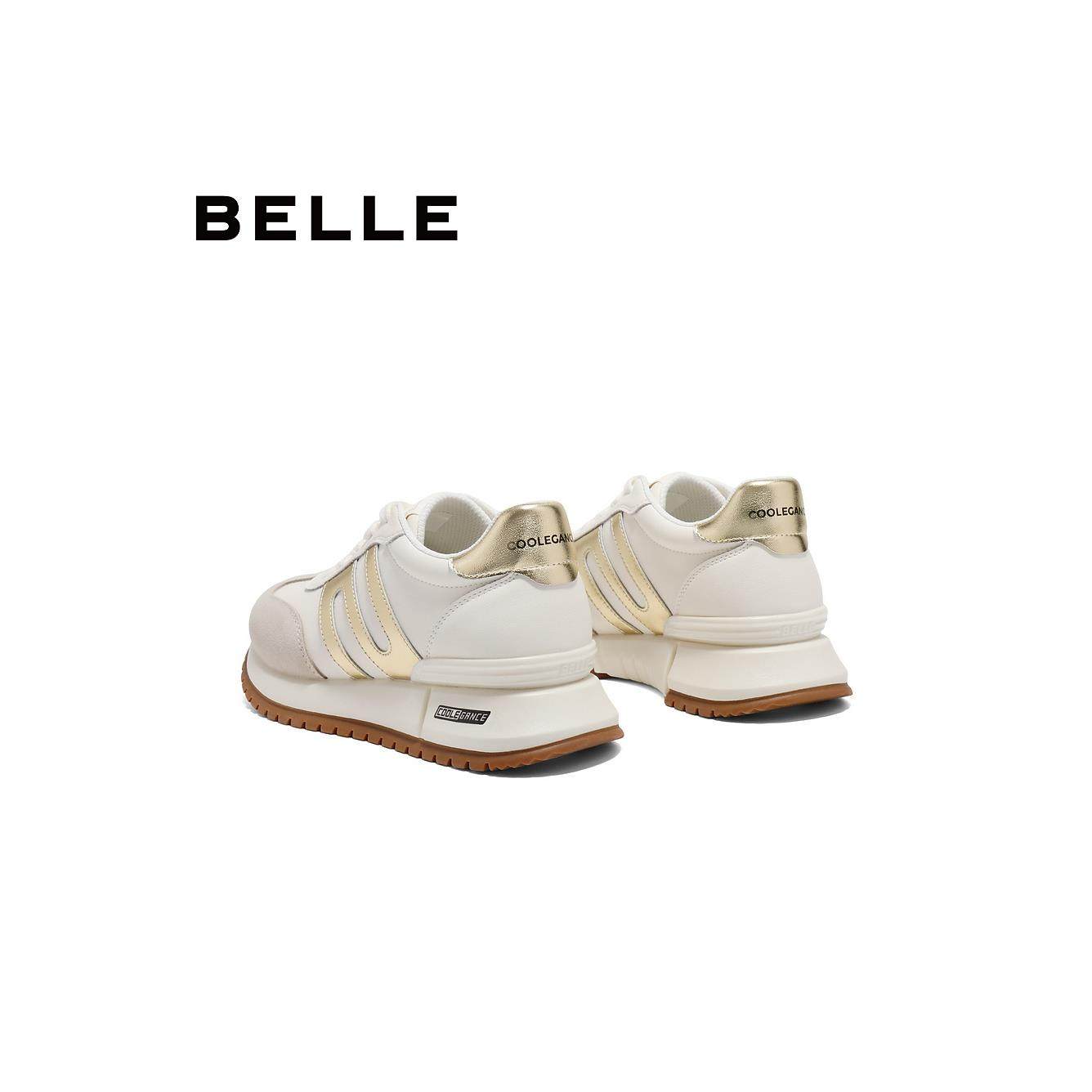 百丽跑道复古厚底阿甘鞋女鞋子2026春季新款运动休闲鞋D5P1 D5P1D,淘宝优惠券,粉丝福利购,淘宝优惠卷