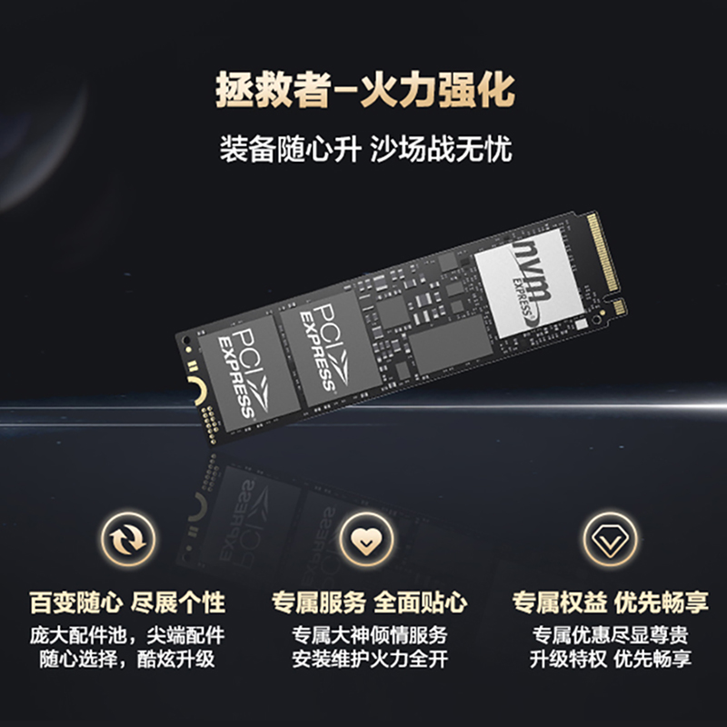 联想拯救者固态硬盘升级PM9A1 2T 1T台式机笔记本原配ssd PCIE4.0-图1