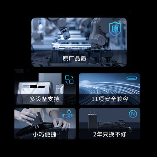 联想原装笔记本电脑typec充电器小新air yoga thinkpad 65W 100W电源适配器圆口方口电源线通用 - 图0