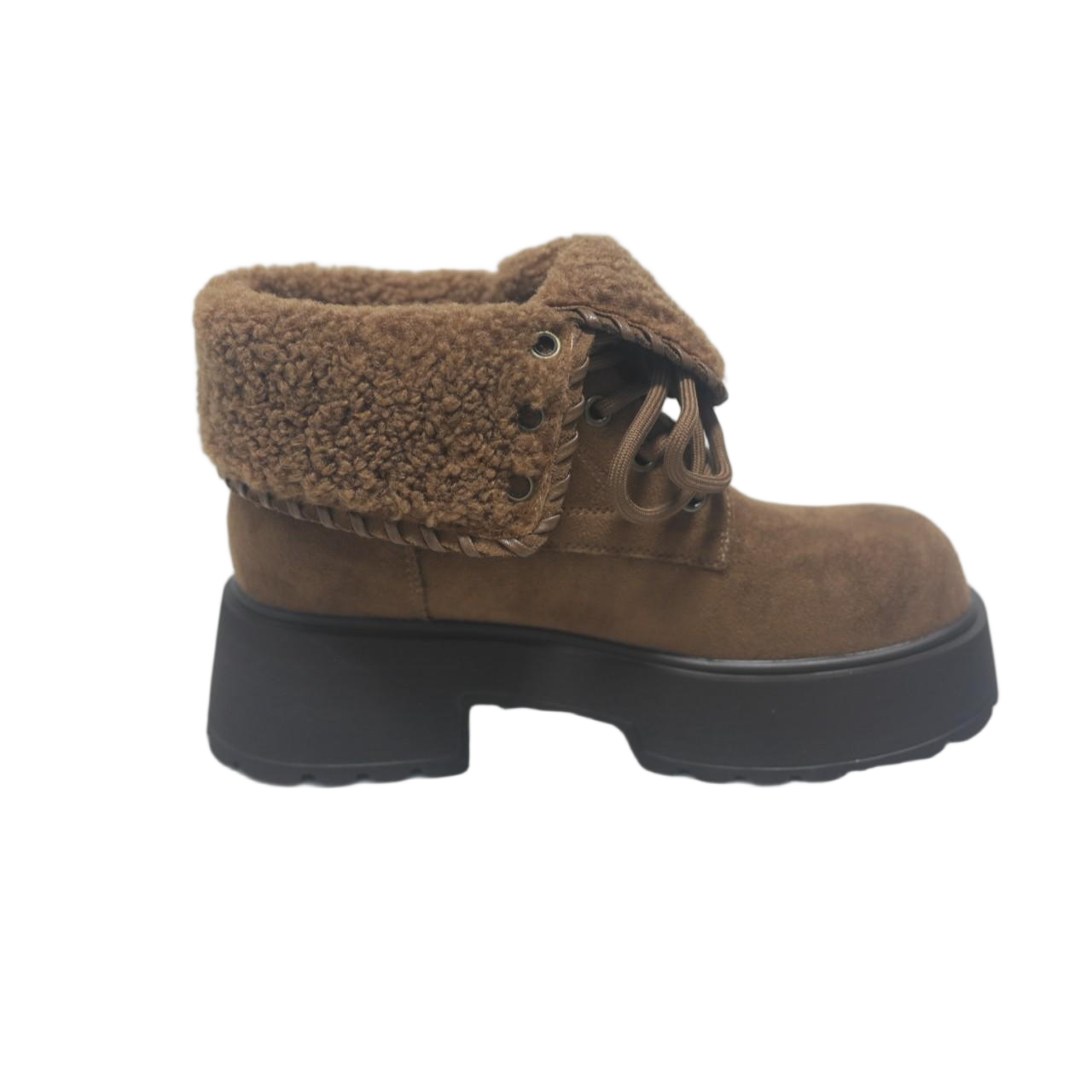 珂卡芙2025新翻毛毛绒雪地靴女冬季加绒保暖厚底百搭棉靴商场同款,淘宝优惠券,粉丝福利购,淘宝优惠卷