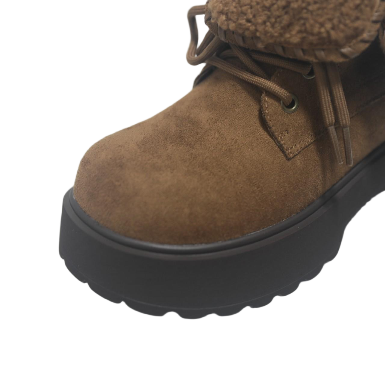 珂卡芙2025新翻毛毛绒雪地靴女冬季加绒保暖厚底百搭棉靴商场同款,淘宝优惠券,粉丝福利购,淘宝优惠卷