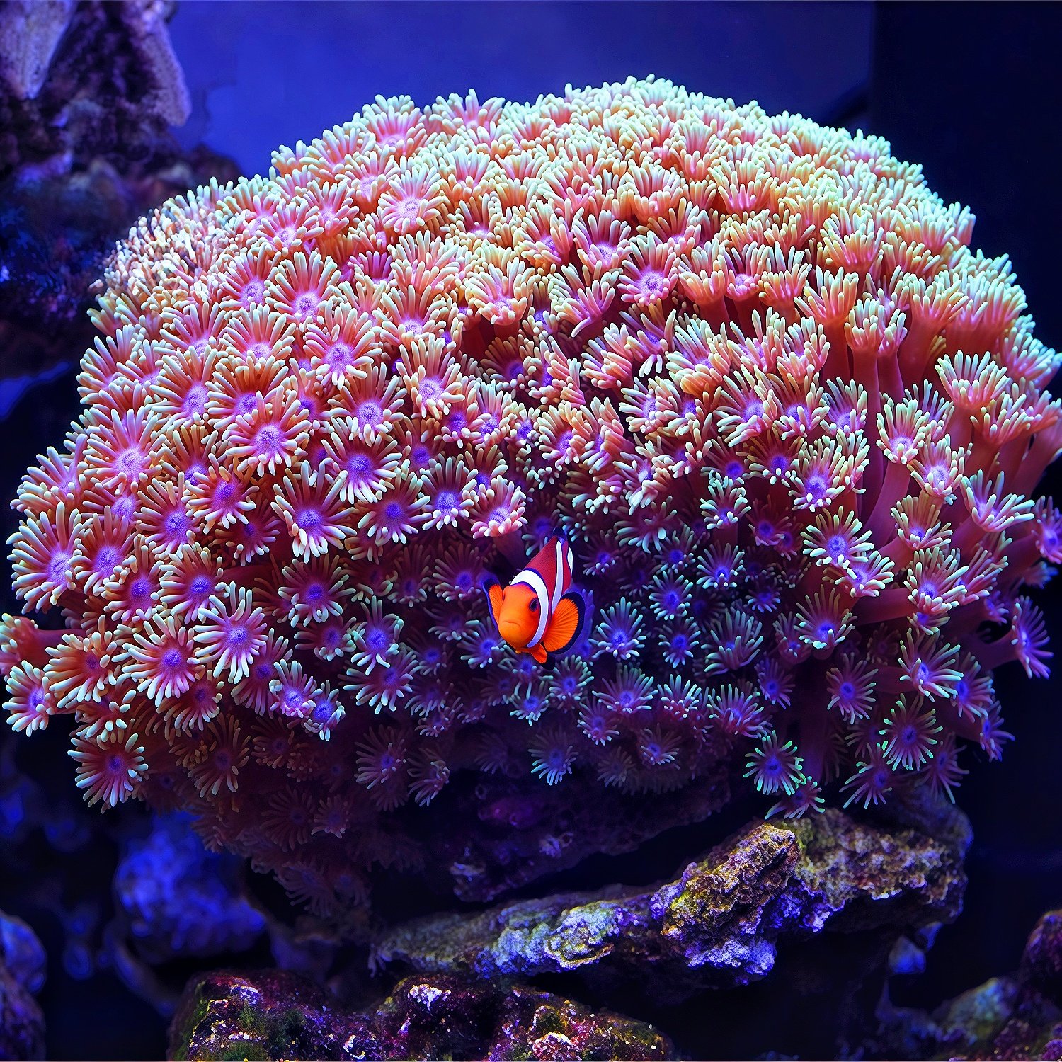 长须圆帽红宝石花茉莉花单包单苞海水鱼珊瑚缸活物活体小丑鱼海缸,淘宝优惠券,粉丝福利购,淘宝优惠卷