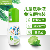 American Babyganics Ganik Free Wash Hand Sanitizer Baby Baby Foam Portable no incense 50ml