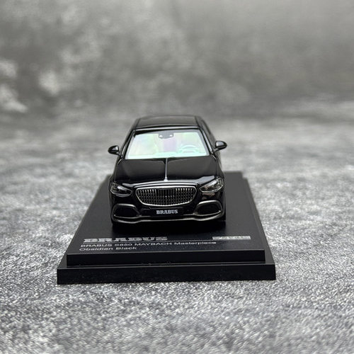 AR box1:64博速 S850 迈巴赫 Masterpiece 2023款 曜石黑汽车模型 - 图0