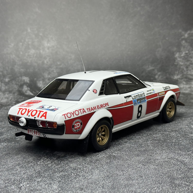 OTTO 1:18丰田赛利卡RA21 RAC RALLY 1977#8树脂汽车模型OT1044-图1