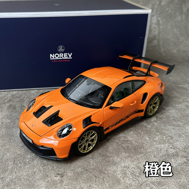 NOREV  1：18 保时捷911 992GT3 RS 2022 仿真合金汽车模型收藏 - 图1