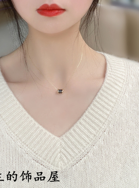 古丽百搭小众轻奢925纯银细链