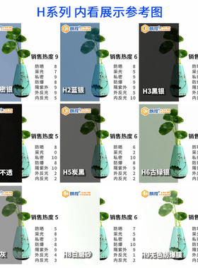 隔热膜防晒单向透视卧室遮光神器