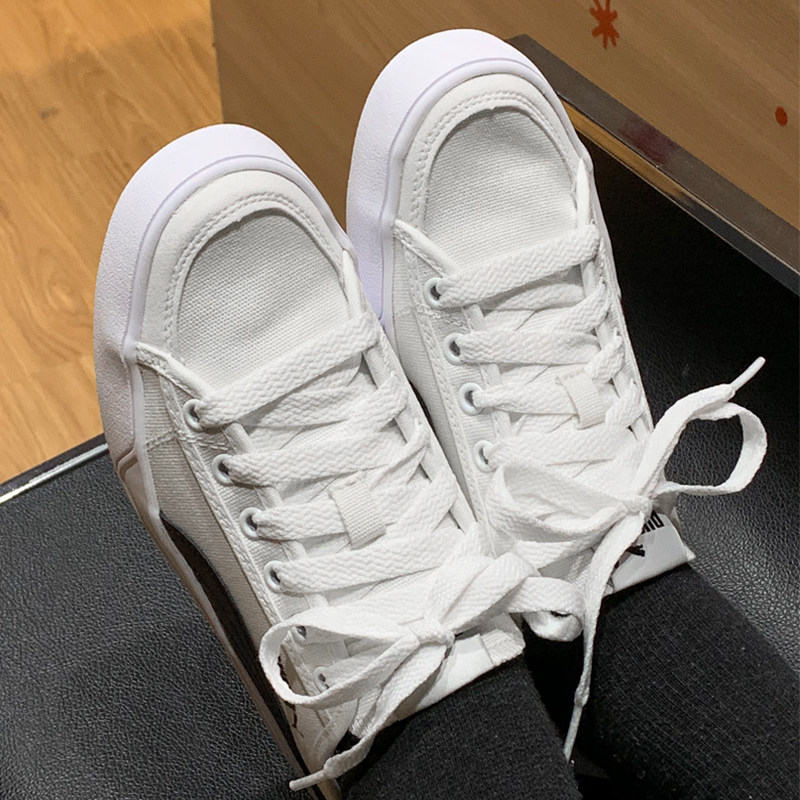 puma男女帆布smash vulc2代小白鞋 可可正品体育帆布鞋