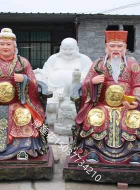 土地公土地婆玻璃钢神像源头厂家