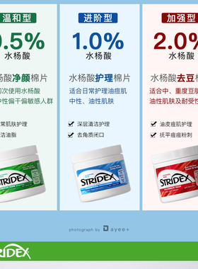 Stridex施颜适水杨酸湿敷棉片