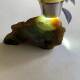 Myanmar jade ornaments yellow jade dragon turtle basalt tea pet
