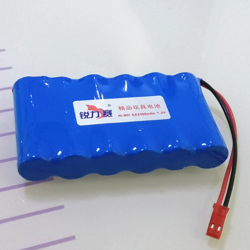 汇纳573工程自卸车通用AA 2300mAh 7.2V大容量可充电遥控车电池组-图0