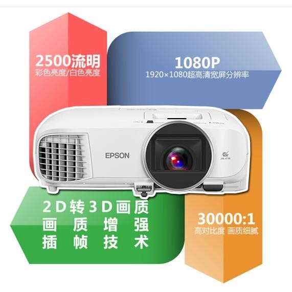 爱普生家庭影院TW7000/TW5700TX/TW6250T专业家庭影院智能投影机 - 图0