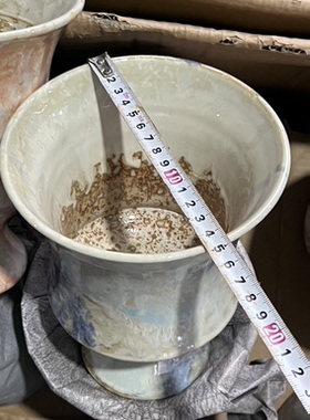 景德镇新中式陶瓷花盆客厅家用高档高颜值大口径蕨类绿植盆栽专用