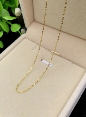 秀气风纯银白金盒子链