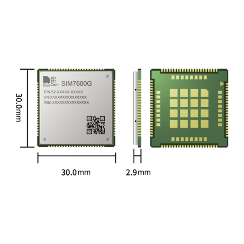 SIMCOM SIM7600G R2 CAT1全球频段版本4G模块原装全新 - 图0