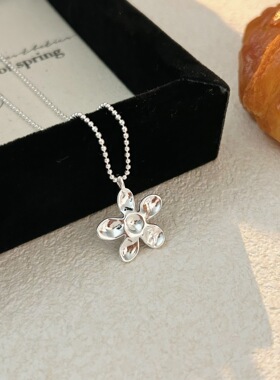 持恒韩国韩版向日葵毛衣链女2026冬季新款ins风小众时尚花朵项链