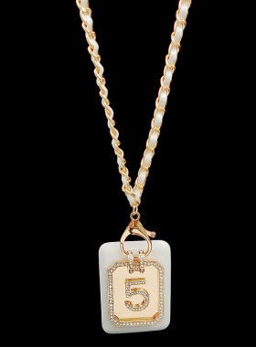 欧美数字项链女轻奢潮高端大气