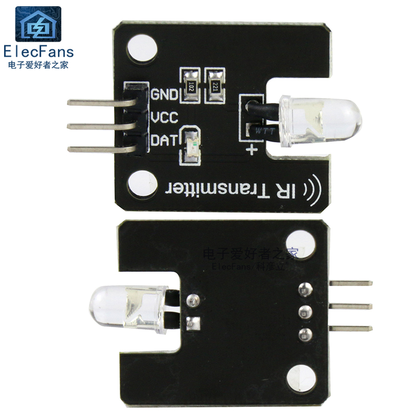 38KHz红外接收模块 发射头板 红外线传感器 机器人电子积木配件 - 图0