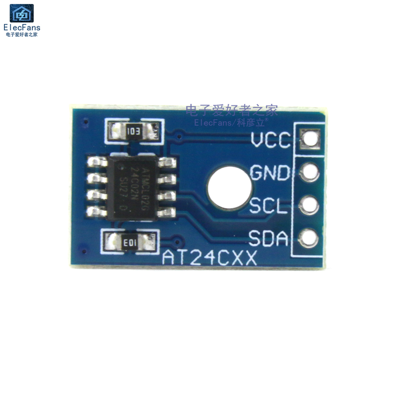 EEPROM存储器模块 AT24C02/04/08/16/32/64/128/AT24C256芯片 I2C-图1